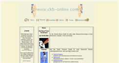Desktop Screenshot of ckb-online.com